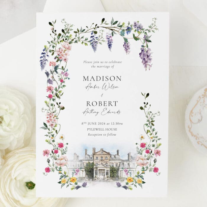 Wisteria Wedding Invitations