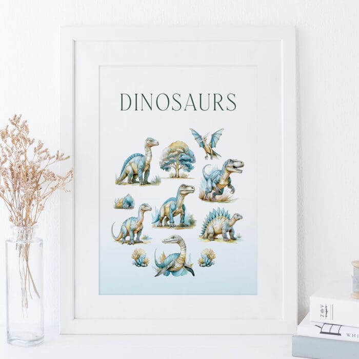 Dinosaur Nursery Print