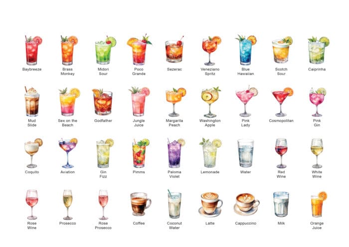 cocktail menu