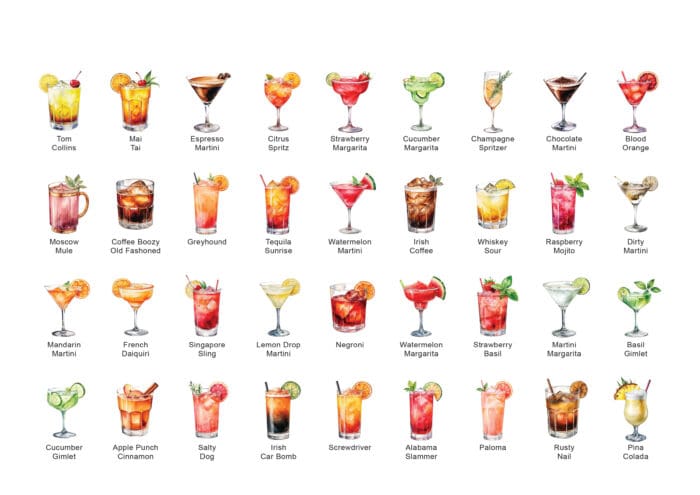 cocktail menu