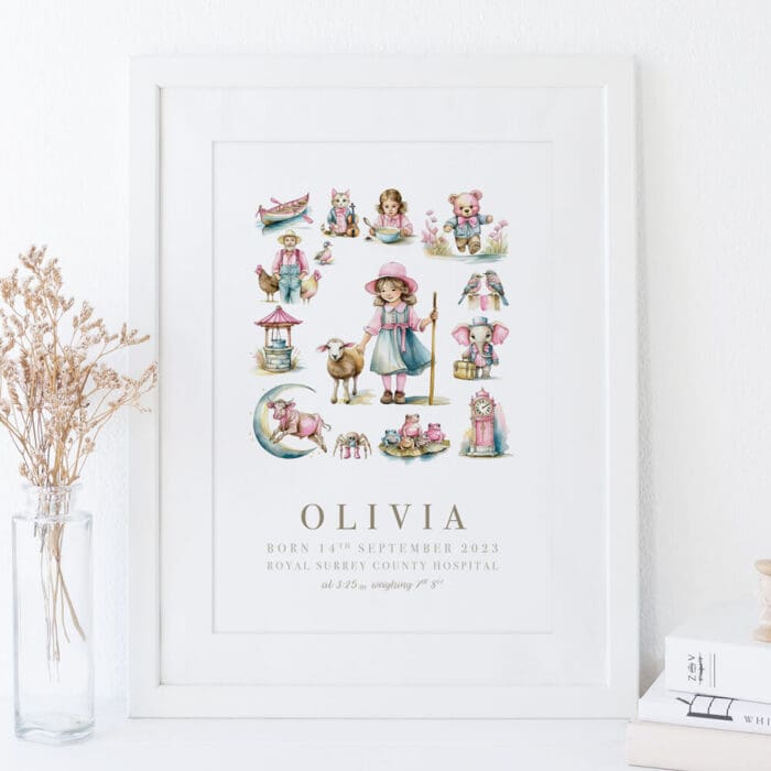 Personalised Nursery Rhyme Print