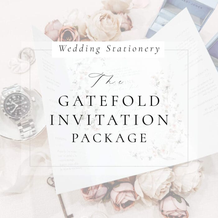 Gatefold Invitation Package